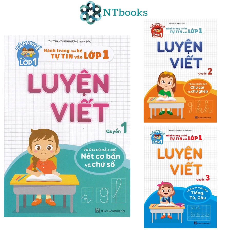 Sách Luyện Viết Hành Trang và Tâm Thế Cho Bé Vào Lớp 1 (Combo, Lẻ tùy chọn)