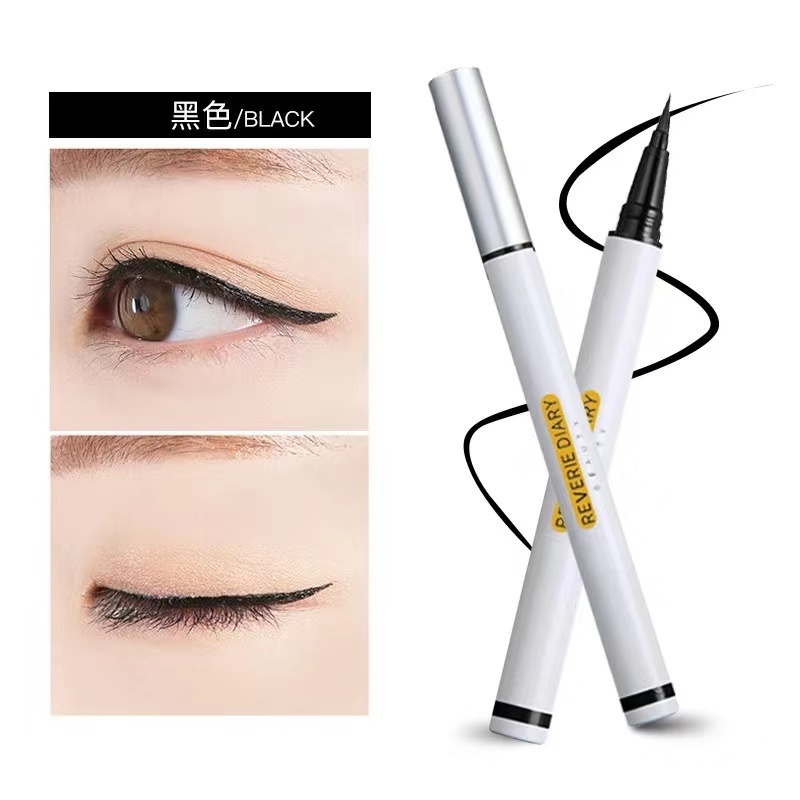 Kẻ mắt/Bút kẻ mắt Liquid Eyeliner có khả năng chống thấm nước, mồ hôi và chống lem lâu trôi giúp trang điểm mắt đẹp. kẻ mắt lỏng cho người mới bắt đầu