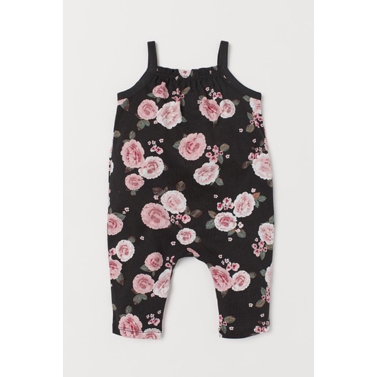 Romper 2 dây cotton bé gái HM UK 4-6m 12-18m 18-24m
