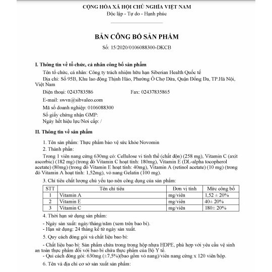 FOMULA4- BẢO VỆ SỨC KHỎE CẢ GIA ĐÌNH