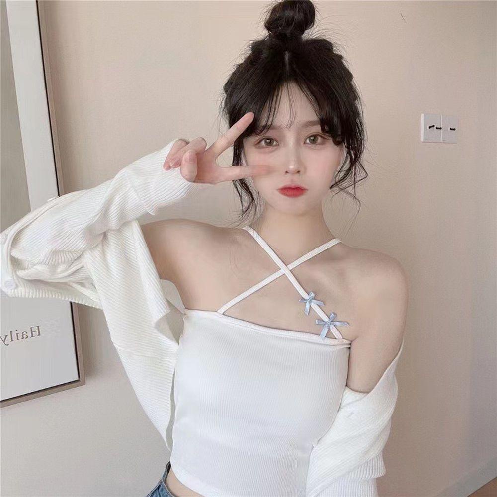 Áo Lót Quấn Ngực Không Tay Bằng Cotton Thoải Mái Thời Trang Mùa Hè Dành Cho Nữ