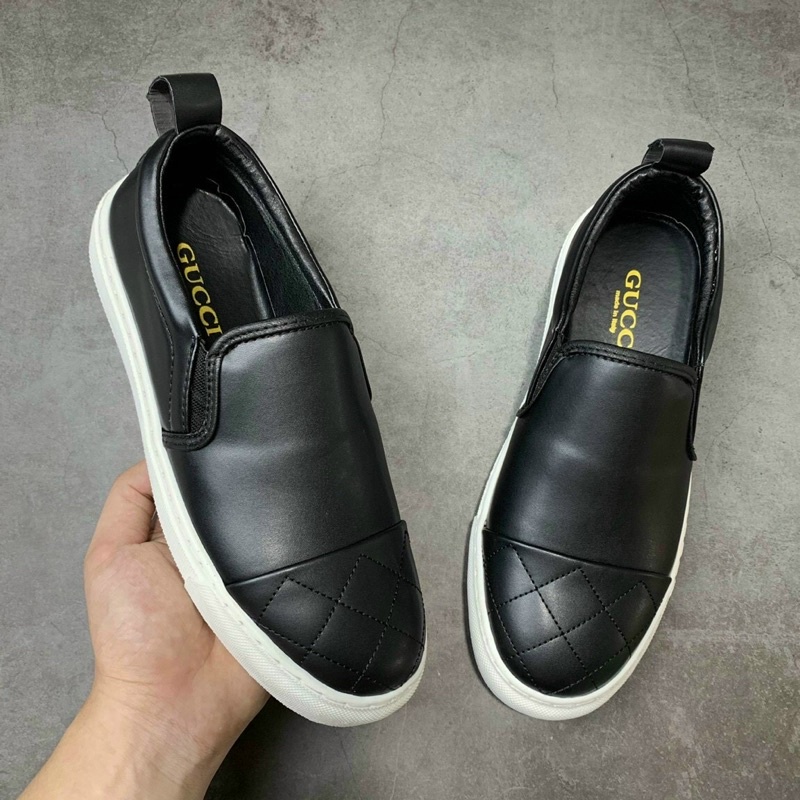 Giày slipon nam da cao cấp, giày lười gc da hàng Fullbox.