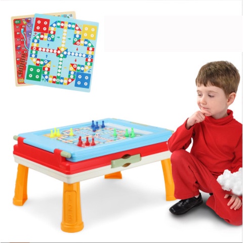 Bảng Viết Vẽ 2 Mặt Chân Chữ A Loại Đẹp Cho Bé Phát Triển Tư Duy Trí Tuệ kèm bộ cờ cá ngựa