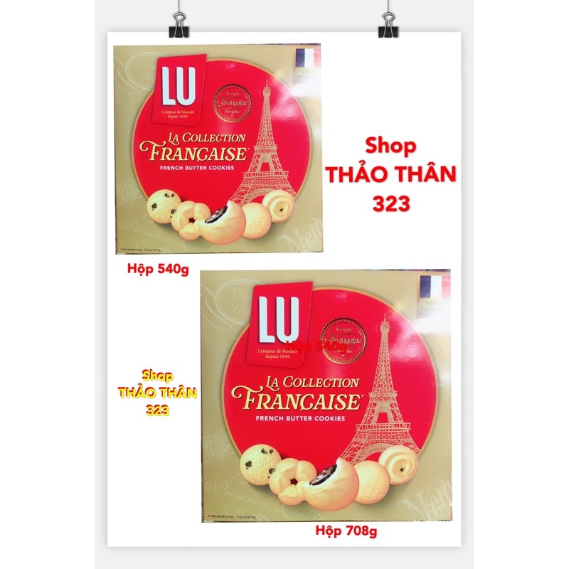 Date 2023-Bánh Quy Bơ LU COOKIES Pháp 🇫🇷- Hộp 540g, 708g | BigBuy360 - bigbuy360.vn