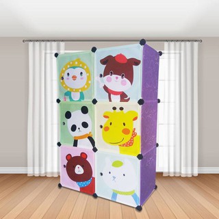 Tủ nhựa ghép đa năng 6 ngăn