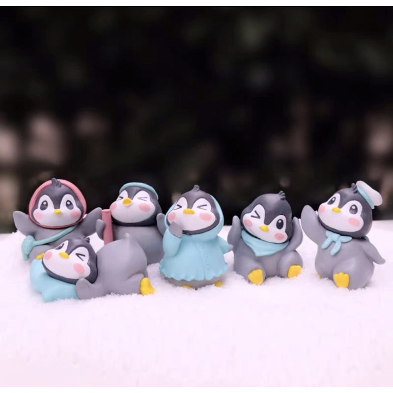 Chim Cánh Cụt Má Hồng Cute | Phụ Kiện Trang Trí Hồ Cá, Terarium, Sen Đá, Xương Rồng