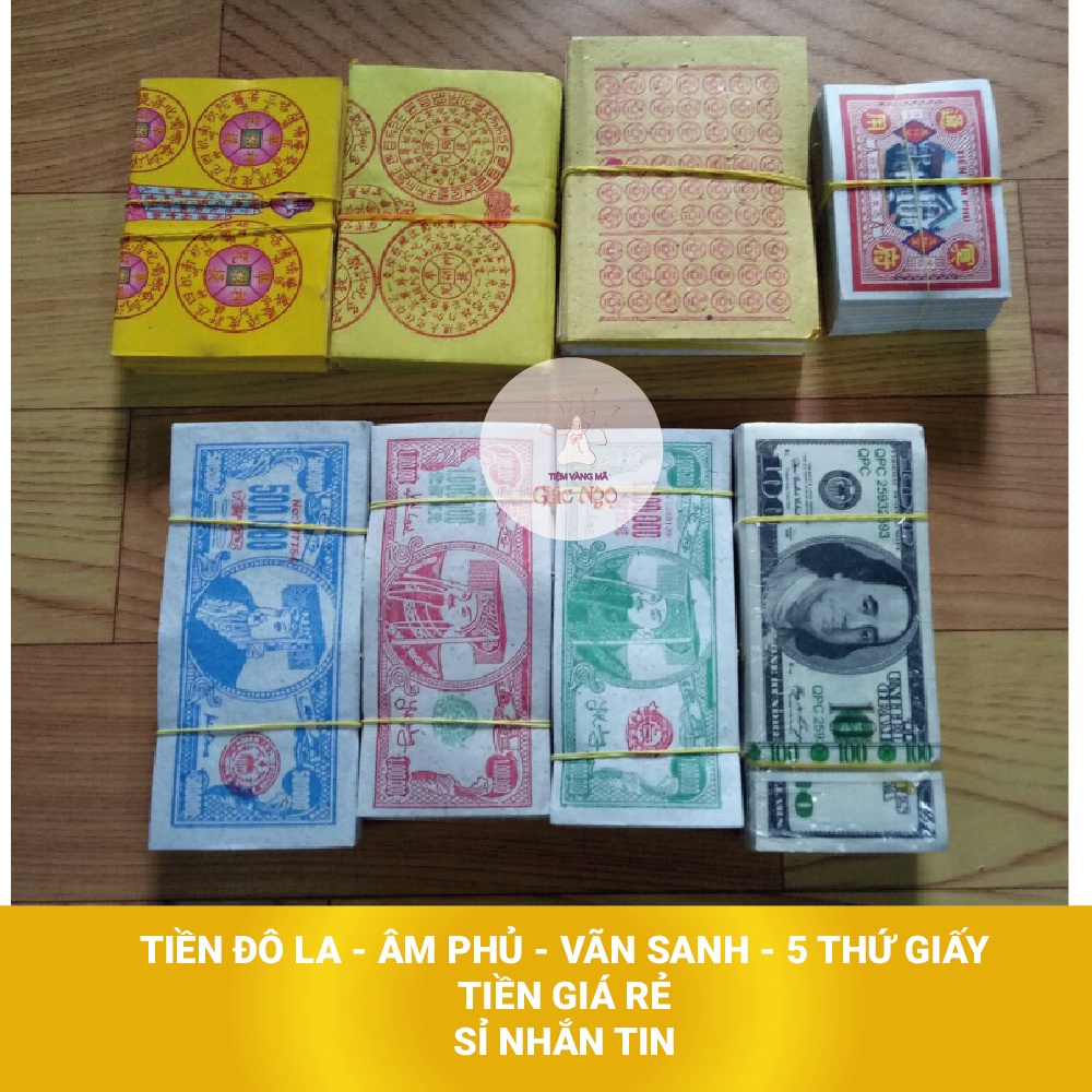 COMBO 5 CỤC Giấy Cúng Vãn Sanh THƯỜNG-TỐT Giấy Tiền Vàng Bạc - Sỉ Lẻ Giá Rẻ