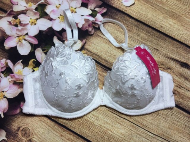 Áo lót cài trước ren thiêu