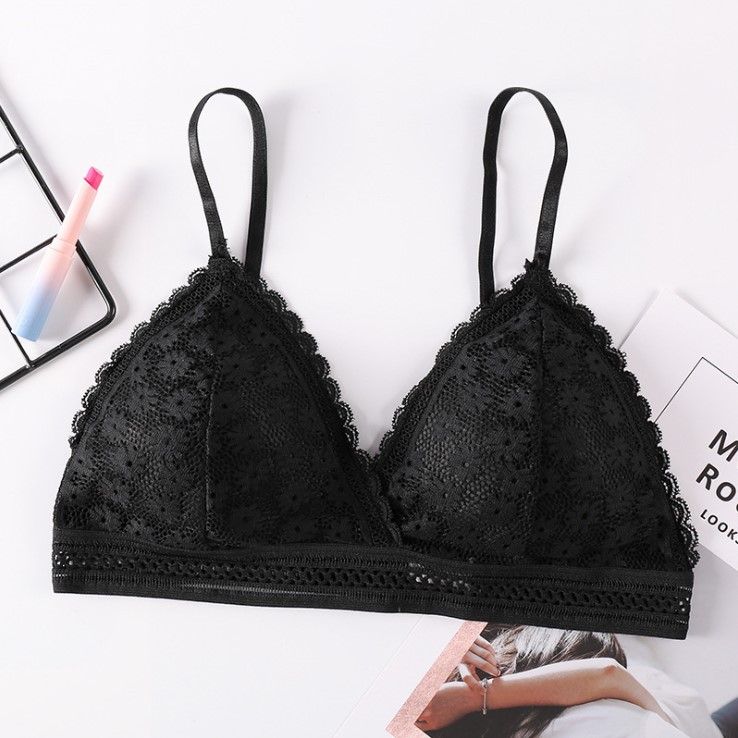Áo Bra Nữ Viền Ren Brallet Hoa Cúc Không Gọng Đệm Mỏng Cao Cấp BR16 | BigBuy360 - bigbuy360.vn