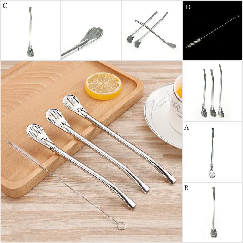 Ống Hút Lọc Trà Bằng Thép Không Gỉ Tiện Dụng