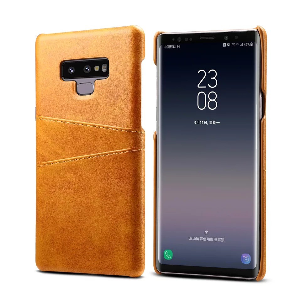 Ốp Điện Thoại Da Giả Có Ngăn Đựng Thẻ Cho Samsung Galaxy S23 s22 s21 S8 S9 S9P note 8 9 s20fe s21fe note 20 ultra