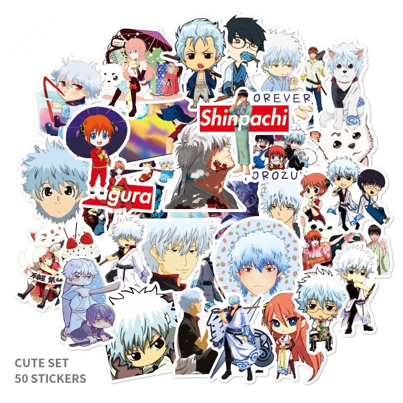 Ảnh dán (sticker) Anime Gintama