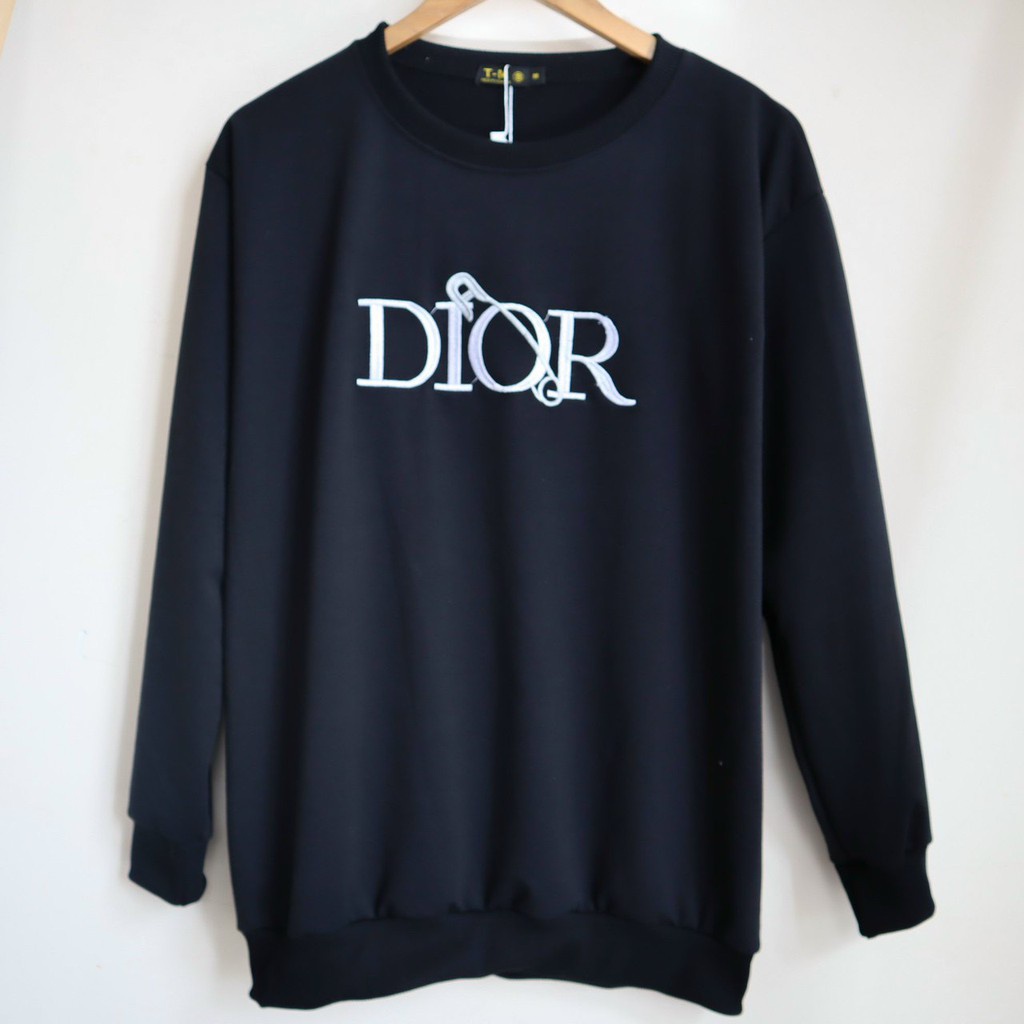 ( MẪU MỚI) Áo nỉ DIOR dài tay mẫu chuẩn thu đông chất liệu vải cotton thấm hút mồ hôi, vải ôm form chuẩn- CÓ VEDEO | BigBuy360 - bigbuy360.vn