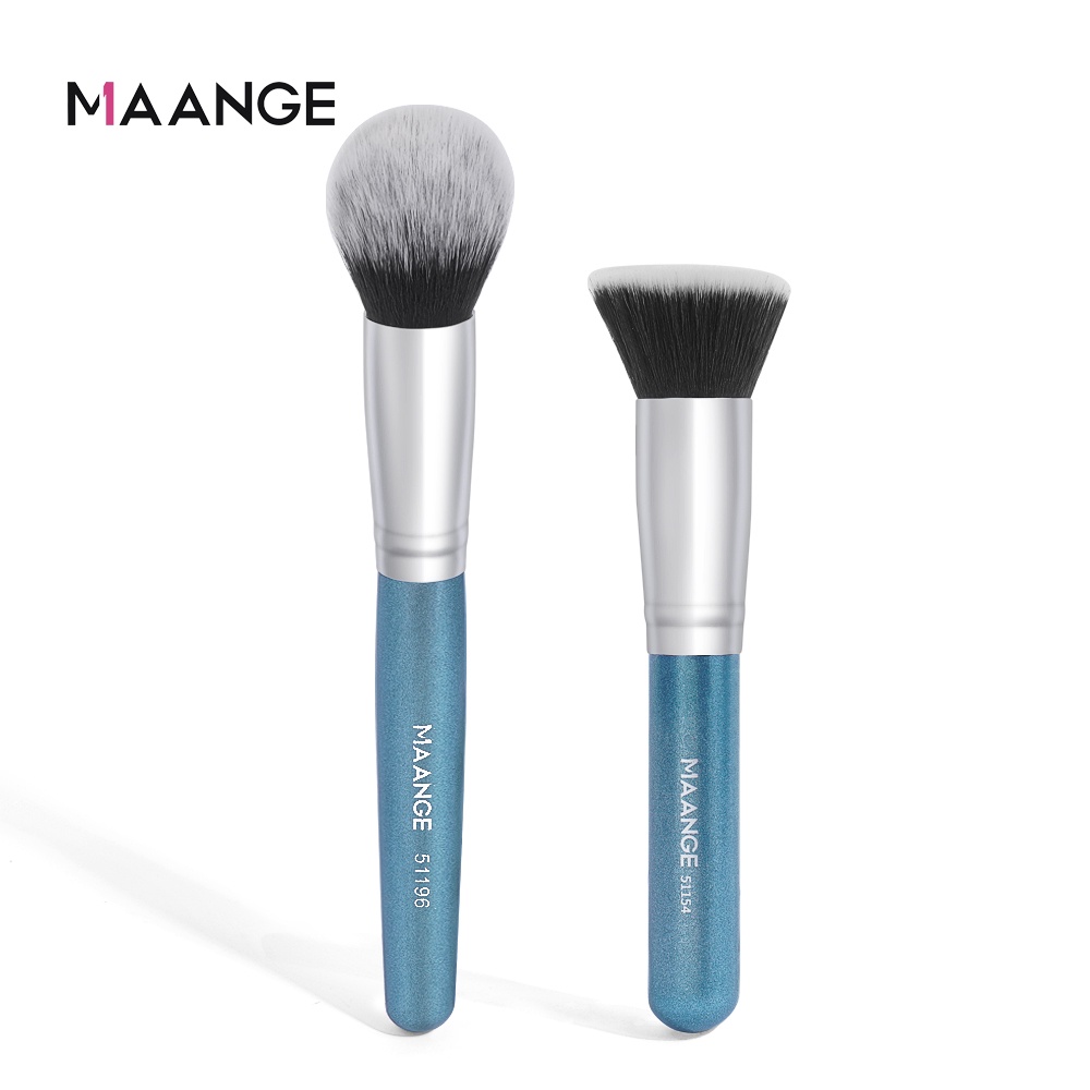 2 Cọ trang điểm MAGEFY để tán kem nền/ đánh phấn chuyên dùng
