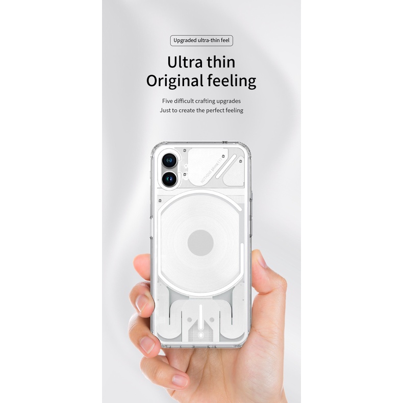 Ốp Điện Thoại Silicon Mềm Siêu Mỏng Màu Vàng Trong Suốt Cho One / Nothing Phone 1