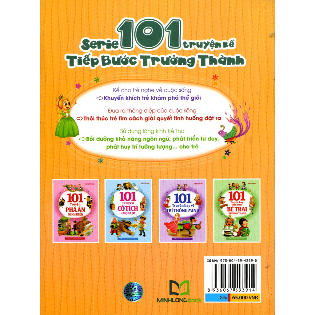 Sách: 101 Truyện Hay Theo Bước Bé Gái Trưởng Thành - TSTN