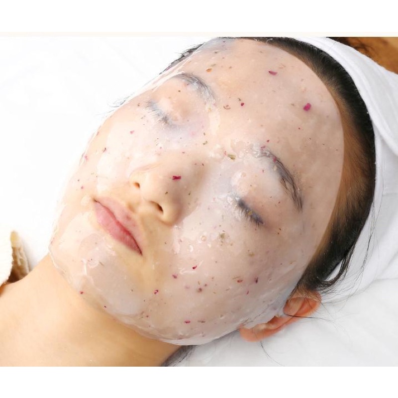1kg mặt nạ collagen hoa hồng dẻo thạch handmade