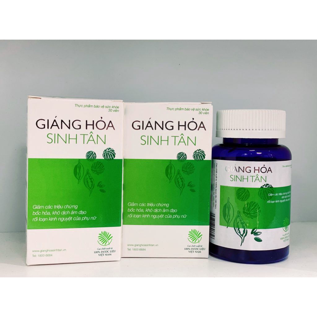 Viên Uống Giáng Hỏa Sinh Tân - Giảm Các Triệu Chứng Bốc Hỏa, Kéo Dài Độ Tuổi Thanh Xuân - Cobo Pharmacy