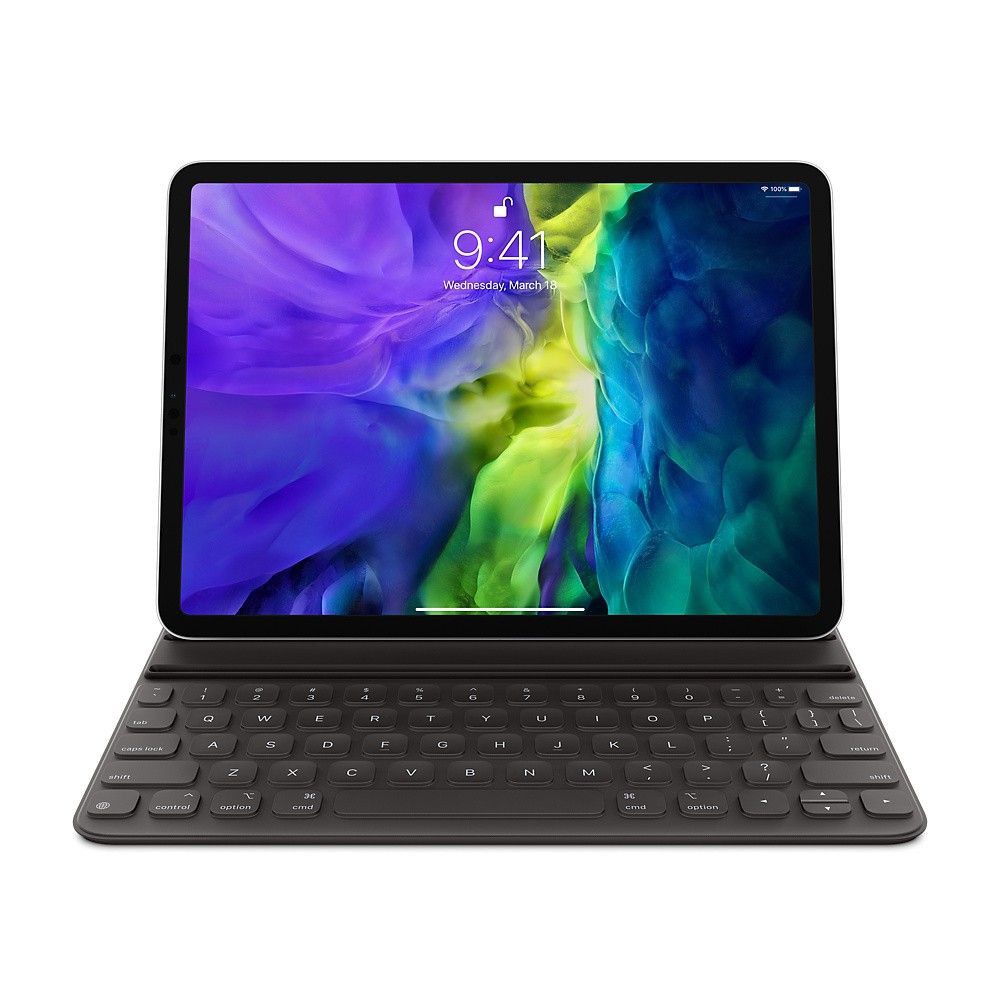 Bàn phím không dây Apple iPad Air (Gen 4) và iPad Pro 11-inch (Gen 2) Smart Keyboard Folio MXNK2ZA/A - Hàng Chính Hãng