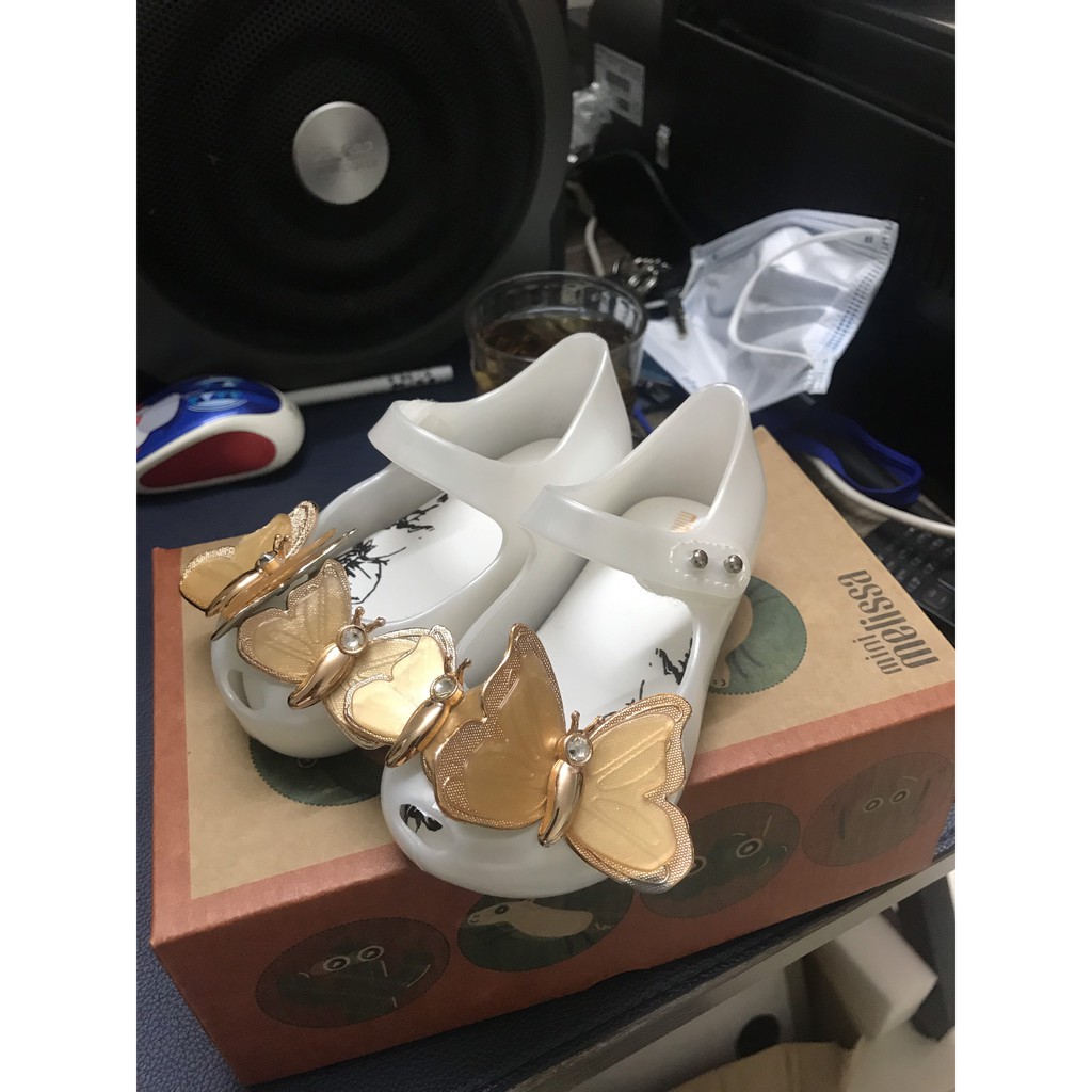 Mini melisa giày búp bê nơ nhựa thơm cho bé gái