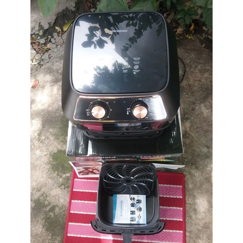 Nồi chiên không dầu Nine Shield- nồi cơ 10L- bảo hành 12 tháng