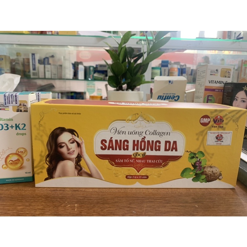 Viên uống đẹp da sáng Hồng da