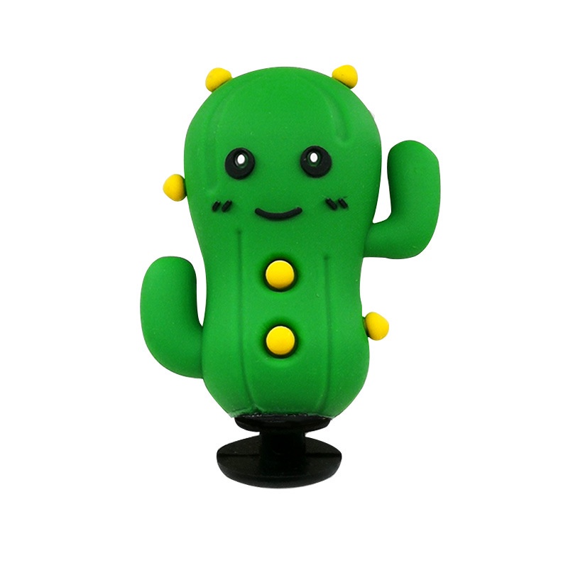 Phụ Kiện Trang Trí Vòng Tay/Túi Xách Bằng Nhựa Pvc Họa Tiết Hoa 3D Dễ Thương