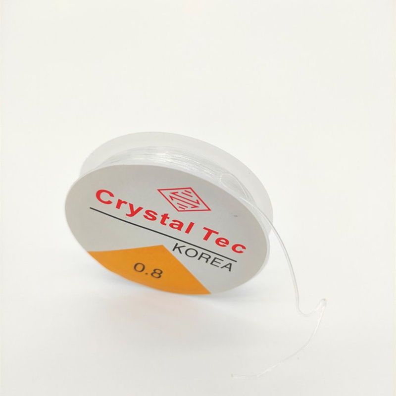 Bộ 10 cuộn dây cước co giãn dài 150m 0.8mm dùng để làm vòng tay handmade
