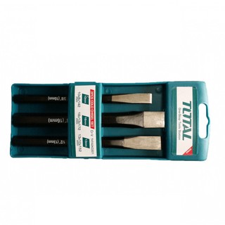 Bộ 3 đục dẹp nhọn Total THT42K0301