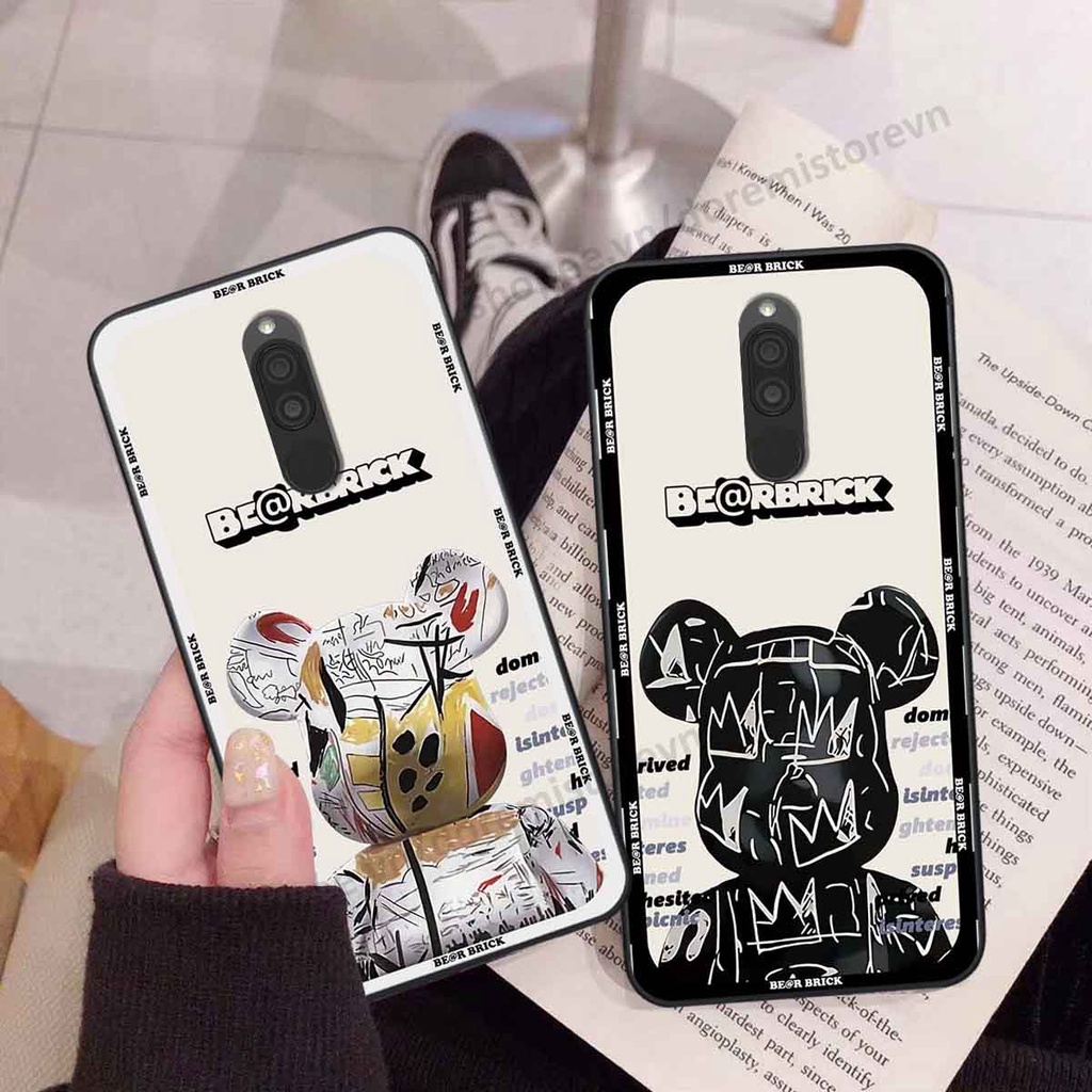 Ốp Xiaomi Redmi 8 thể thao, bear brick, ốp lưng dẻo thời trang bền đẹp