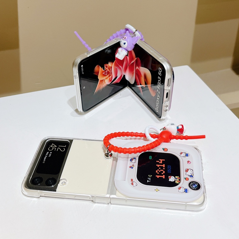 Ốp Lưng Hình Hoạt Hình Cho Samsung Galaxy Z Flip 3 Flip 4 Flip Z Flip2