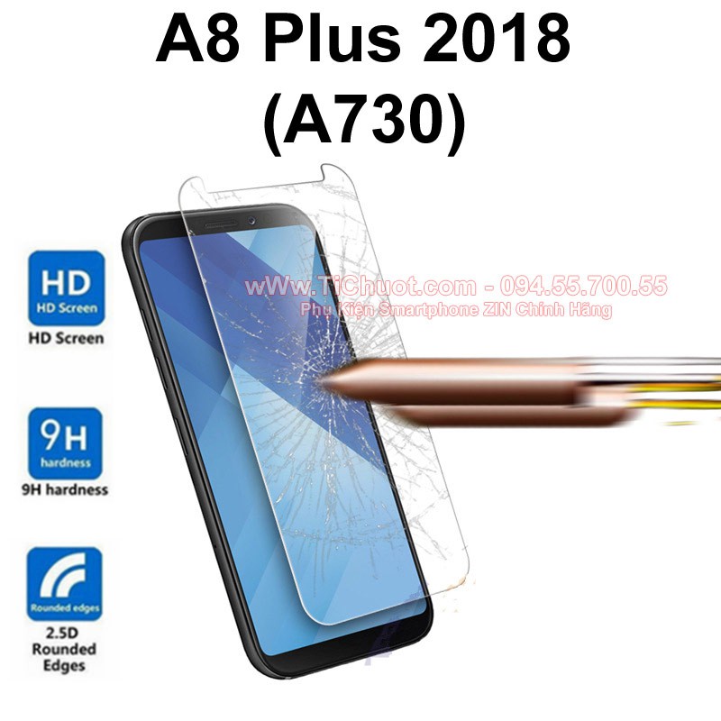 Kính CL Samsung A8 Plus 2018 ko full (A730)