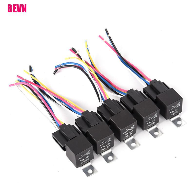 Rơ Le Tự Động Chống Thấm Nước 12v 5pin 40a 12v 5pin 12v