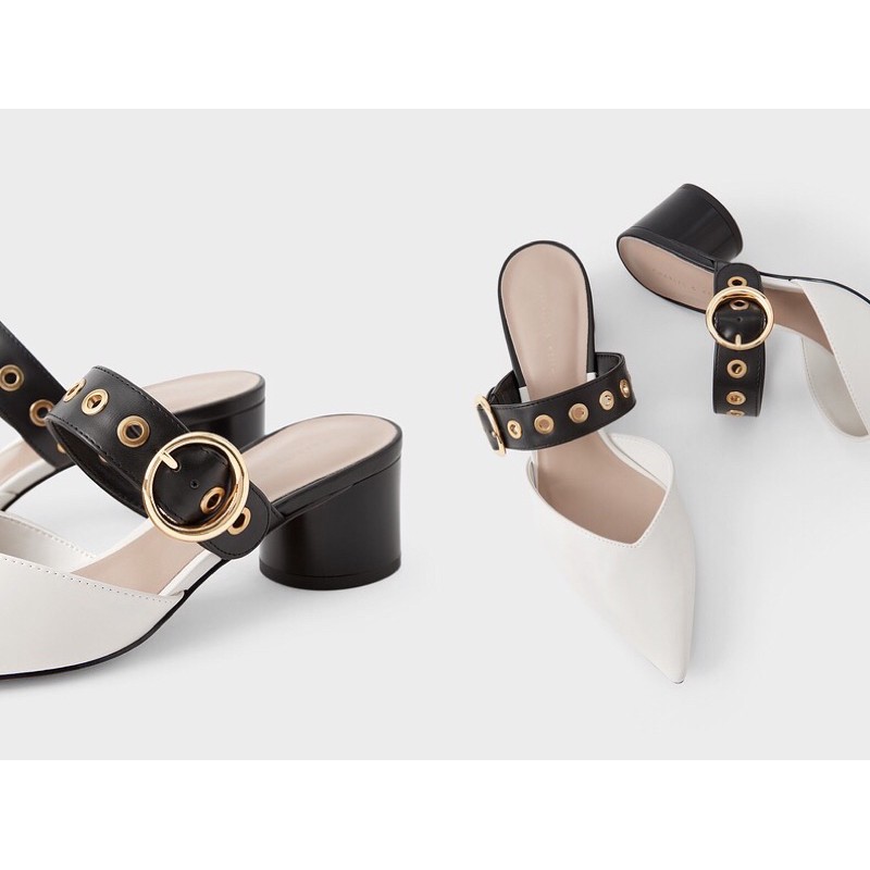 GIÀY CAO GÓT CHARLES AND KEITH QUAI DA HÀNG XUẤT