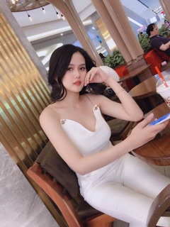 Áo lụa dây xích cổ đổ 🌿