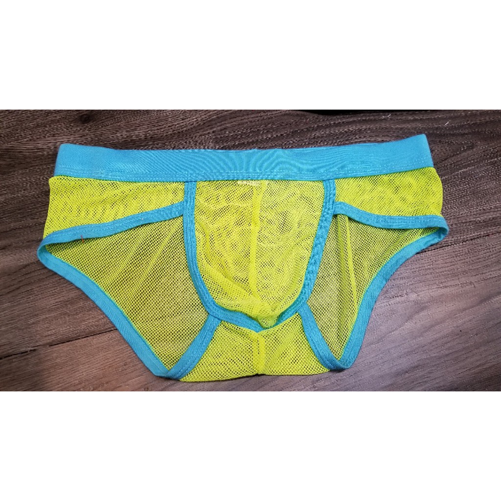 [free ship 50k + che tên đơn hàng] quần lót nam, quần lót tam giác chất liệu lưới thoáng mát (hình chụp tại shop)