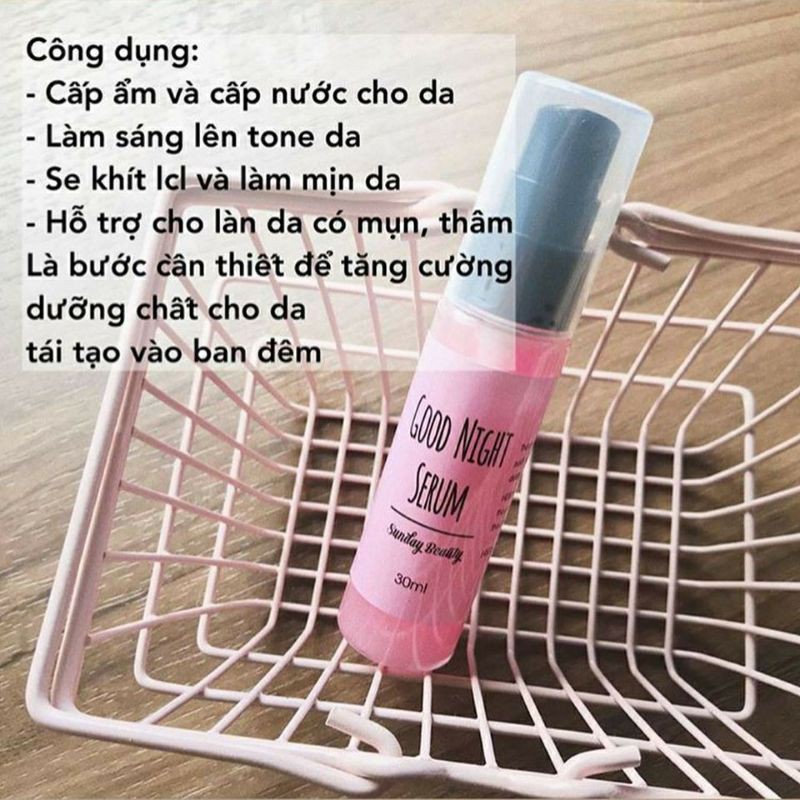 Good Night Serum dưỡng da ban đêm handmade (Sunday Beauty)