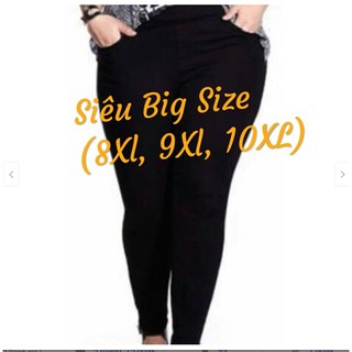 QUẦN LEGGING GIẢ JEAN CÓ BIG SIZE ĐẾN 12XL (115KG) LOẠI 1 HÀNG NHẬP CAO CẤP