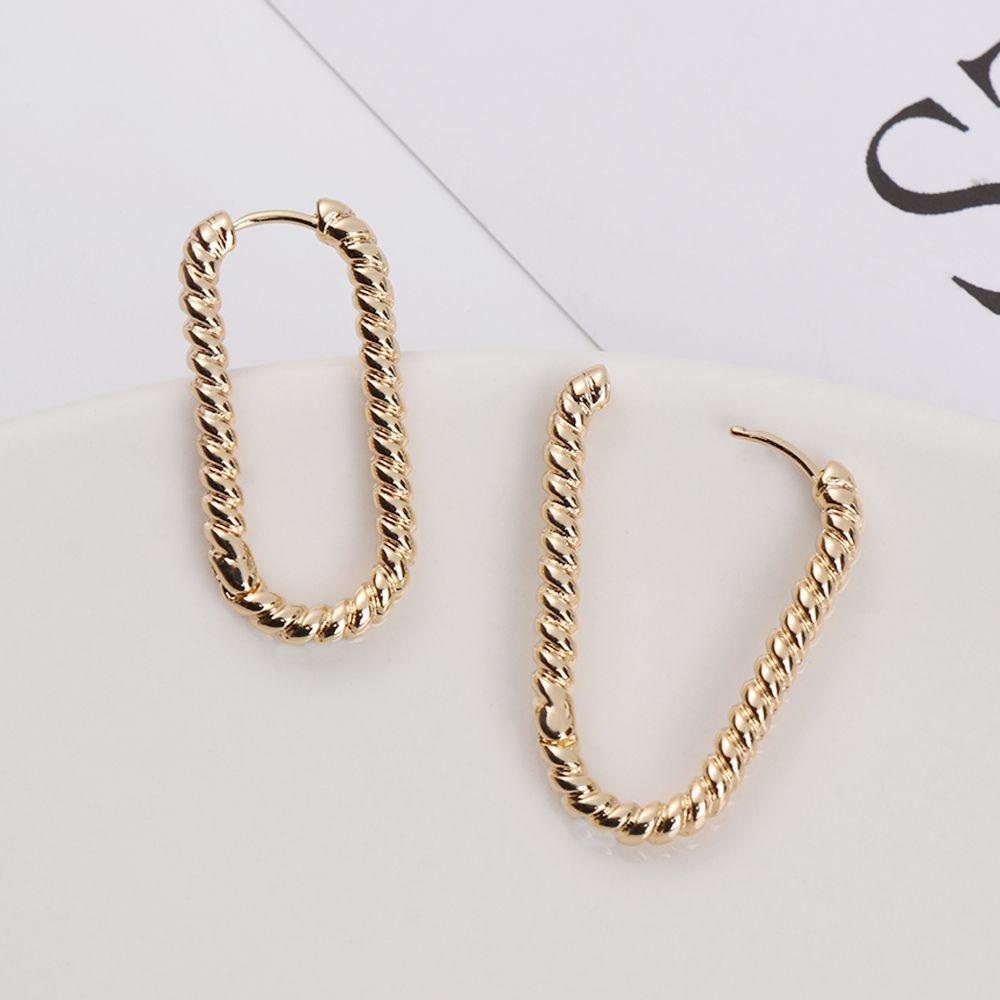 Khuyên Tai Hình Tròn Rỗng Đơn Giản Thời Trang