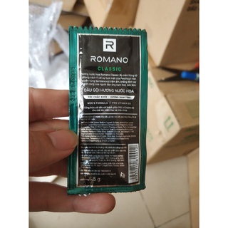 14 gói Dầu gội Romano Classic 5g