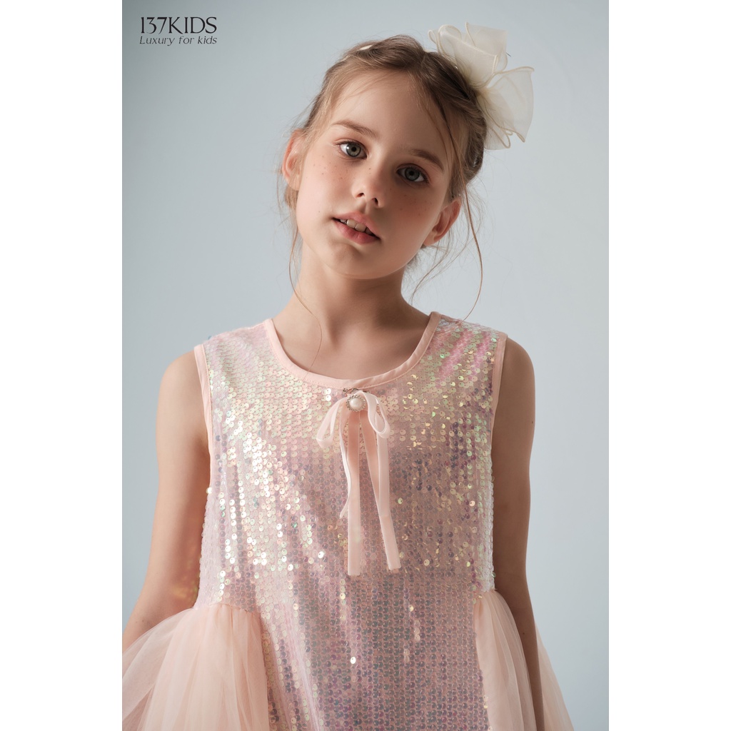 Váy công chúa bé gái 137Kids thiết kế sang chảnh cho bé đi chơi đi dự tiệc