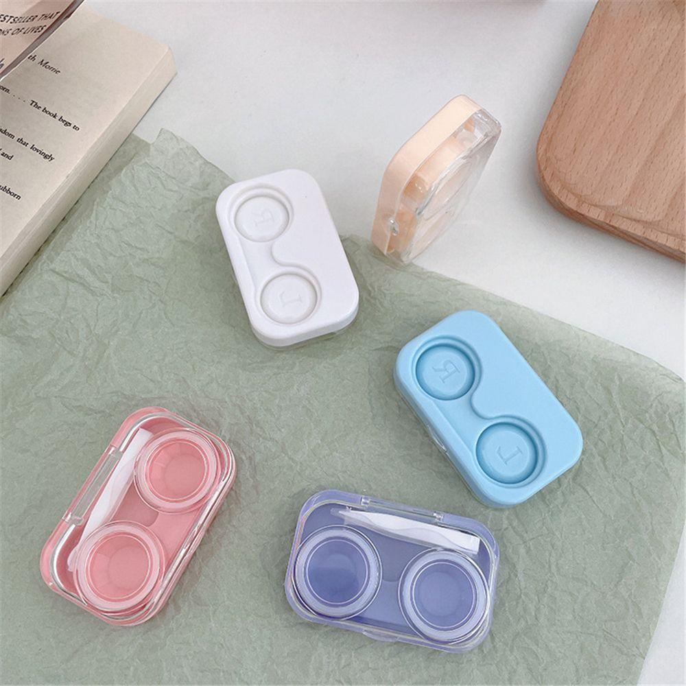 MOILYVN Hộp Cao Su Mini Đựng Kính Áp Tròng Tiện Dụng