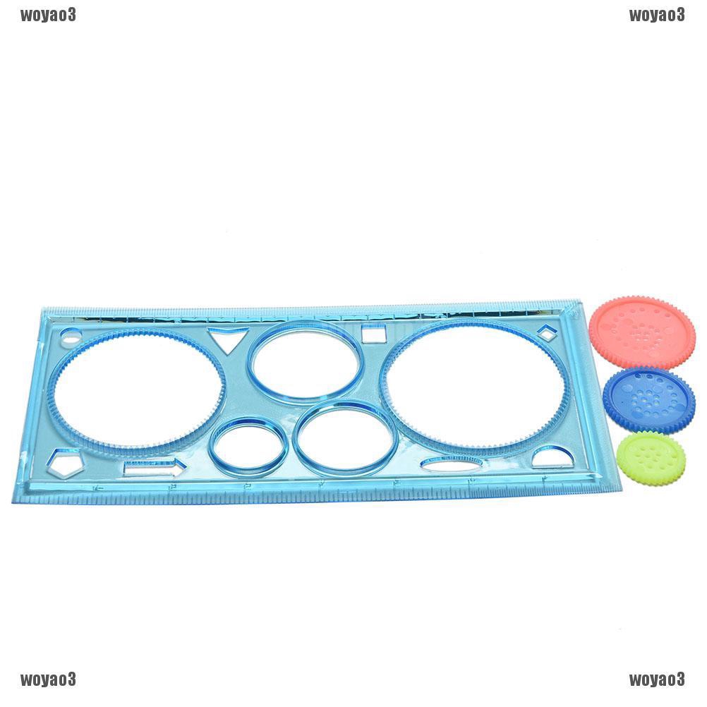 Thước kẻ hình học spirograph chuyên dụng tiện lợi