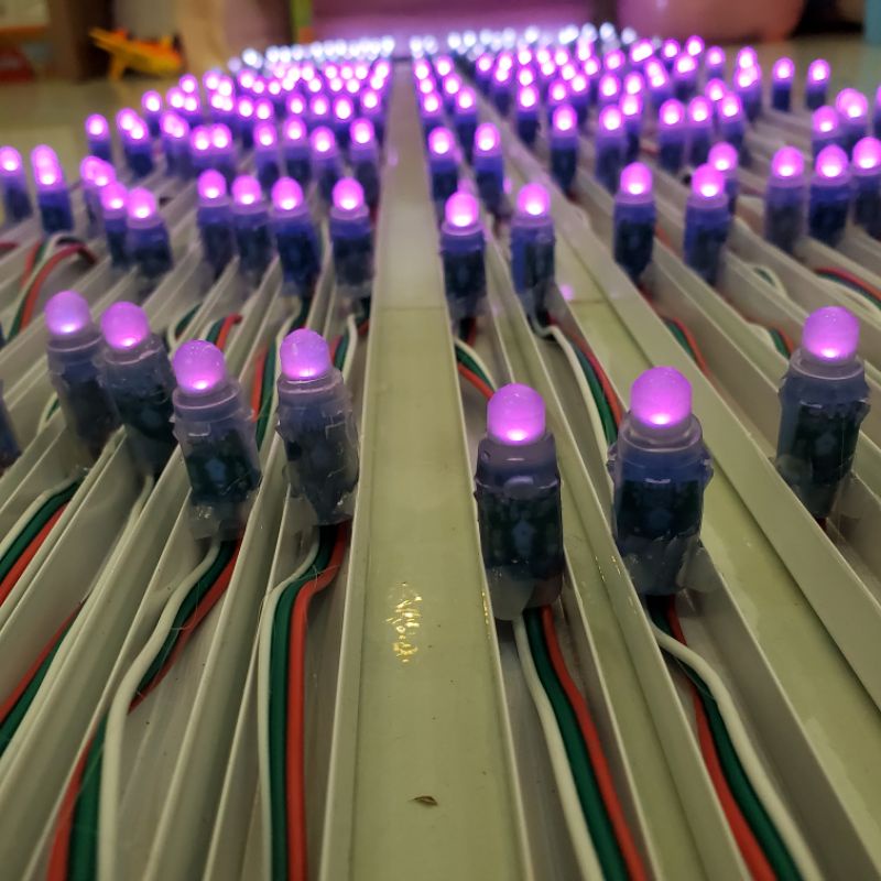 Led 1903  full màu 50 bóng chống nước 5v siêu sáng