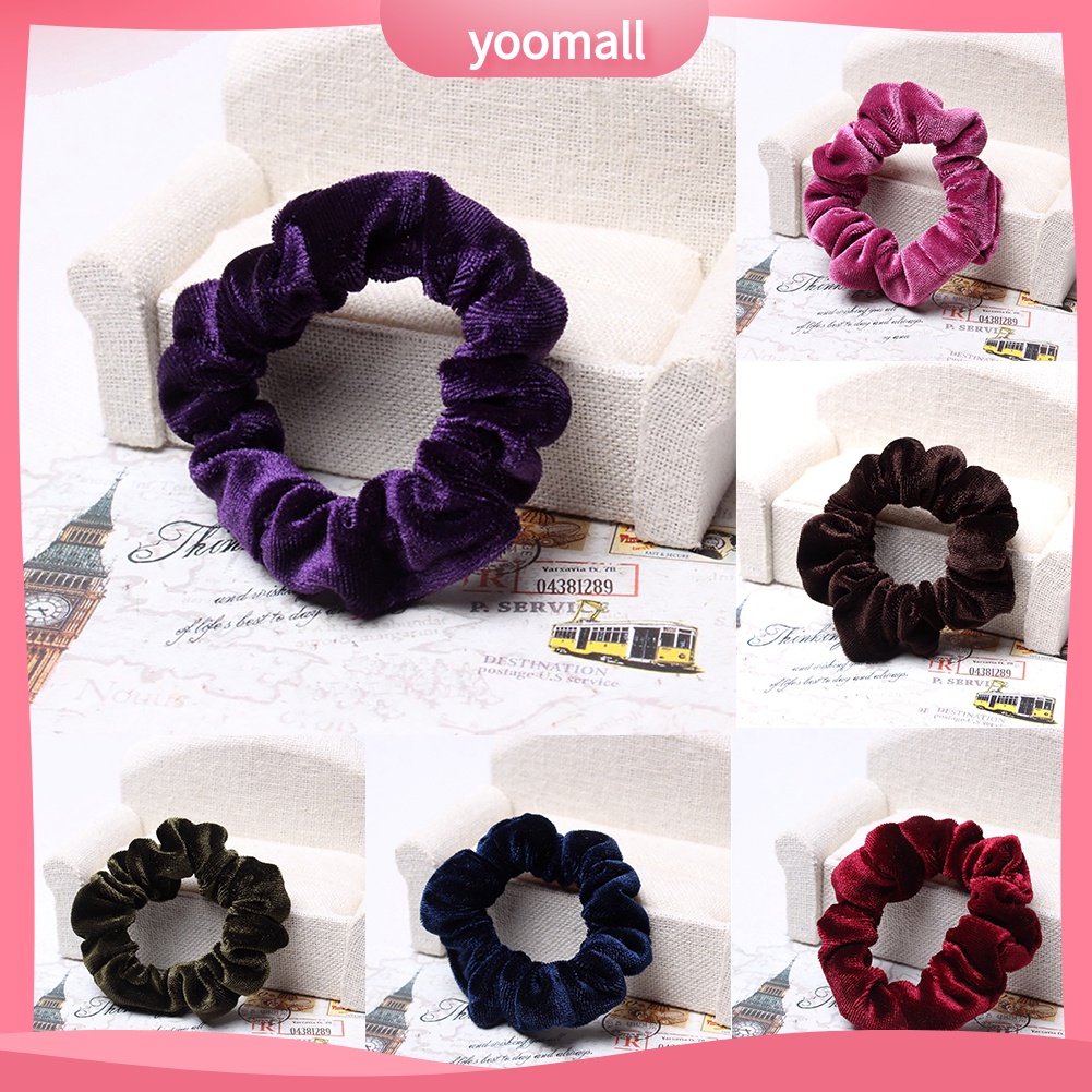 Dây buộc tóc vải nhung xinh xắn cho nữ