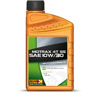 Dầu nhớt RYMAX Motrax 4T SS SAE 10W/30 – Dầu bán tổng hợp cho xe máy , xe du lịch, đua xe RYMAX nhập khẩu từ Hà Lan