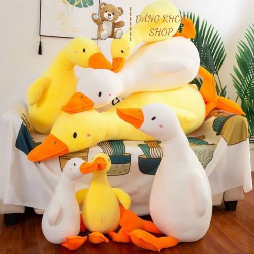 Gấu bông con vịt trầm cảm làm gối ôm mềm mịn xua tan căng thẳng mệt mỏi, vịt trầm cảm giải trí