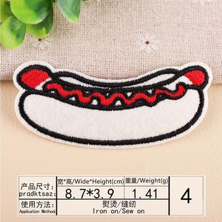 Miếng dán quần áo hình sushi dễ thương