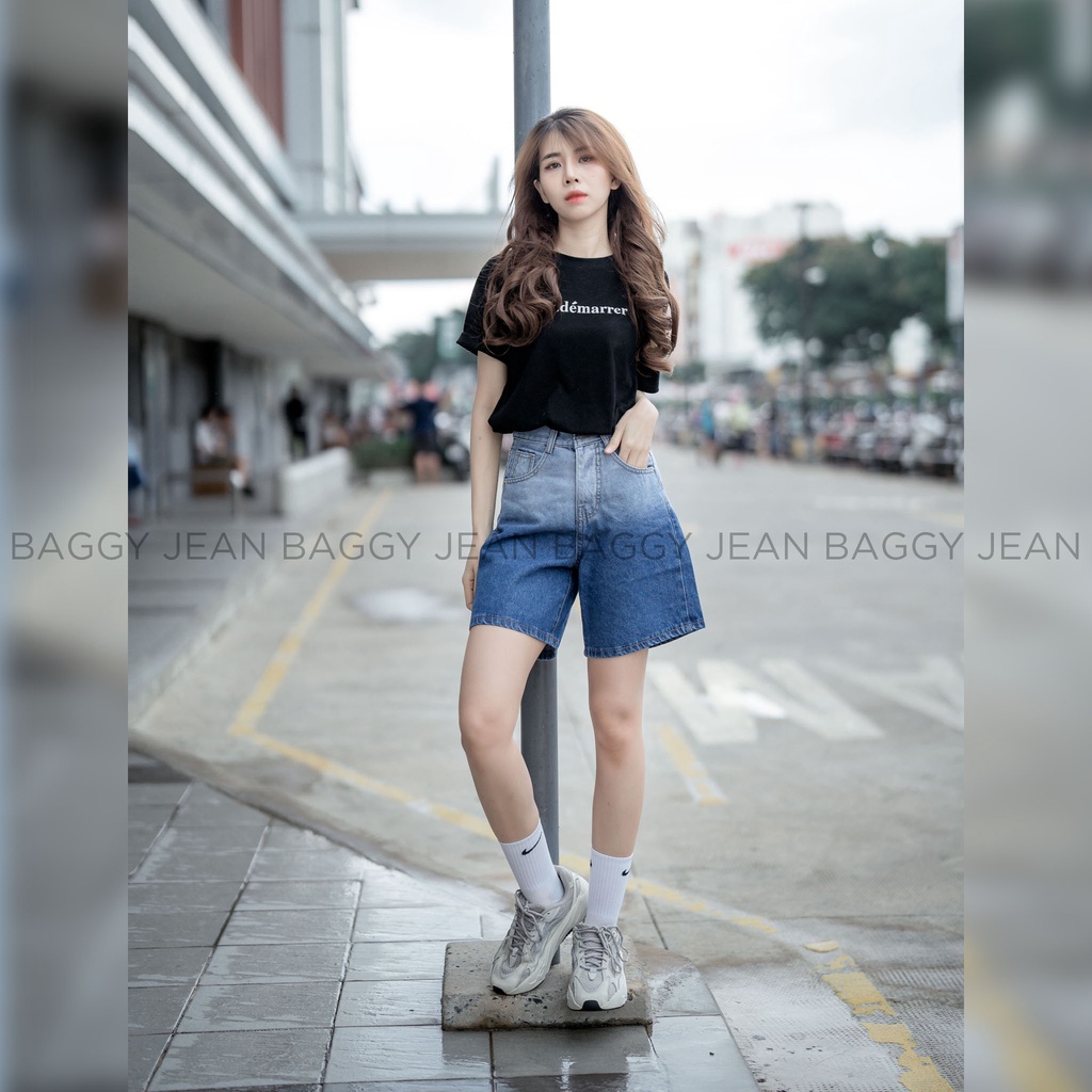 Quần Short Lững Ống Rộng Trơn Kiểu ULZZang [HÌNH THẬT]