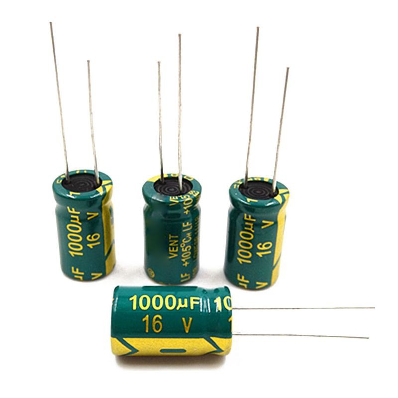 yal 50pcs 16V 1000uF Aluminum Electrolytic Capacitor 20% Tolerance Circuit Board DIY